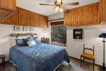 Private Casita with Queen Bed, No TV and may require auxiliary cooling/heating and portable fans/heaters are available for use if necessary